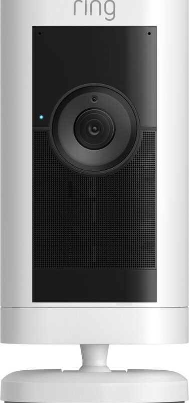 Ring Stick Up Cam Pro Battery - Beveilingscamera op Batterij - Binnen en Buiten - Wit