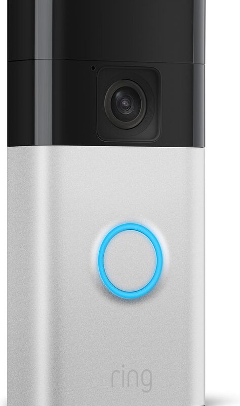 Ring Battery Video Doorbell - Draadloos - 1440p HD-video - Zilver