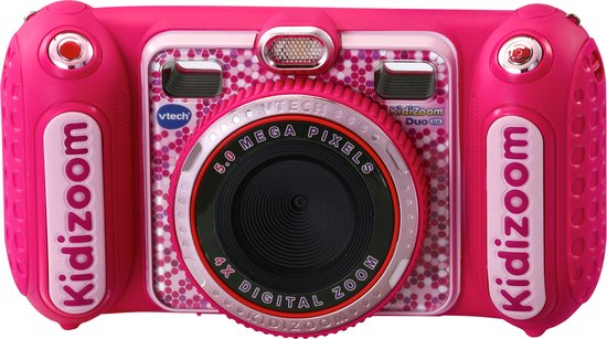 VTech KidiZoom Duo DX Kindercamera - 10-in-1 Interactieve Speelgoed Camera - Cadeau - Kinderspeelgoed 4 Jaar tot 10 Jaar - Roze