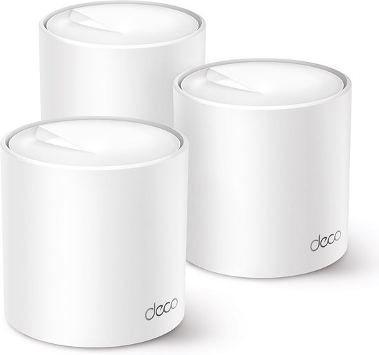 TP-Link Deco X50 - Mesh WiFi - WiFi Versterker - WiFi 6 - 3000 Mbps - 3-pack