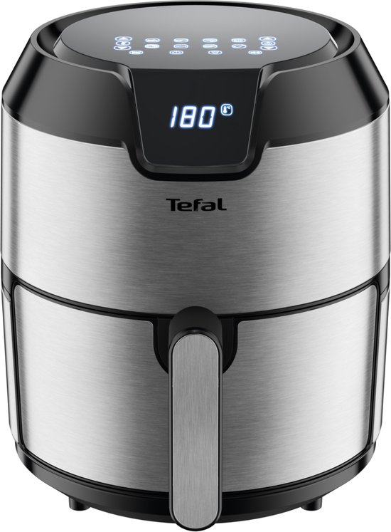 Tefal Easy Fry EY401D - Airfryer - 4,2L - 1500W - Voor 6 Personen - RVS